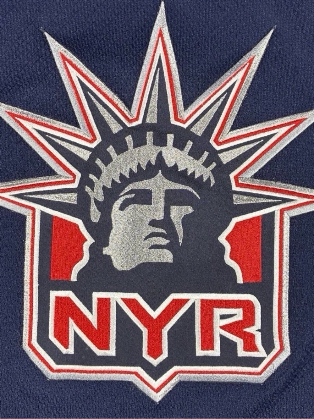 Vintage New York Rangers Jersey Mens XXL Blue CCM Statue Of Liberty NHL - Picture 2 of 5